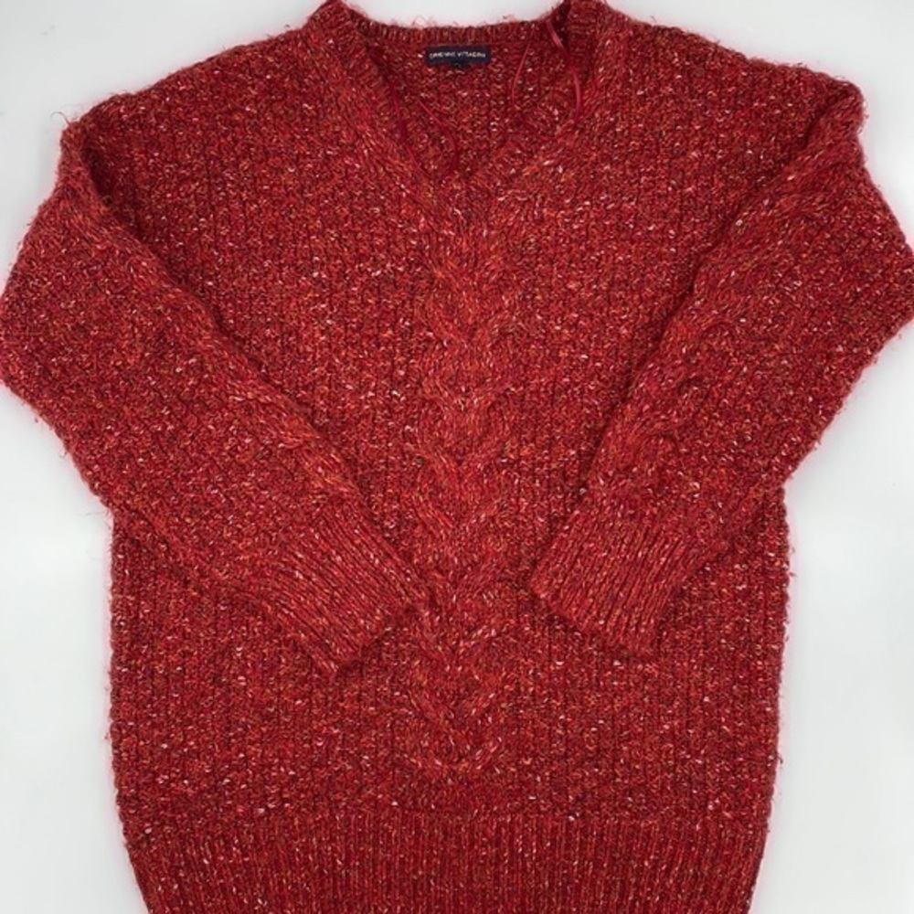 Adrienne Vittadini Long Sleeve Knit Sweater